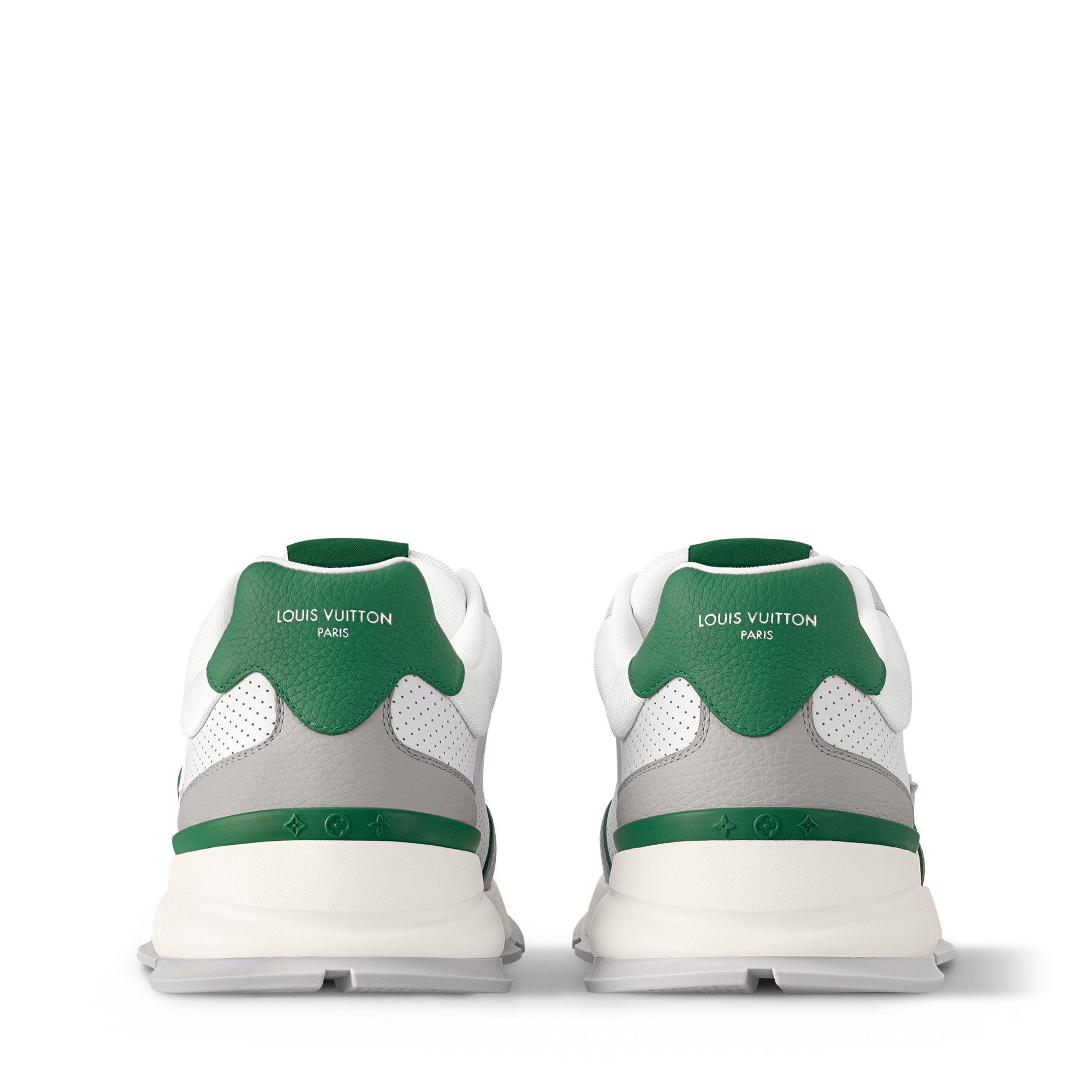 Louis Vuitton ホワイト/グリーンスニーカー Louis Vuitton スニーカー ホワイト/グリーン 値下げあり - メルカリ